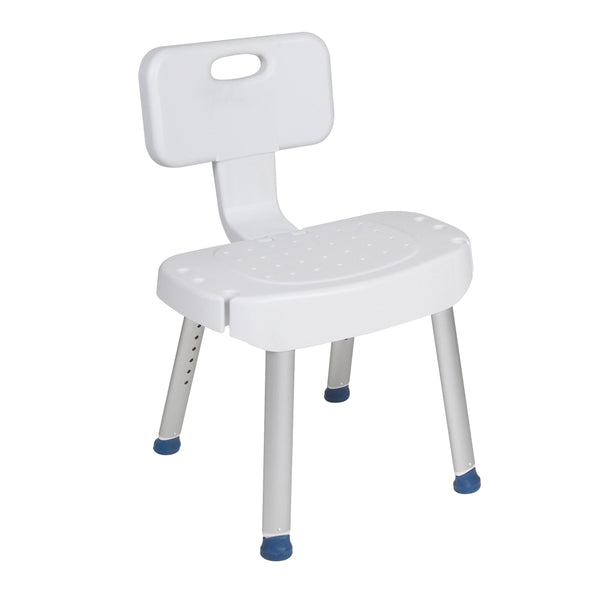 Bathroom Safety Shower Chair with Folding Back RIO Medical Supplies