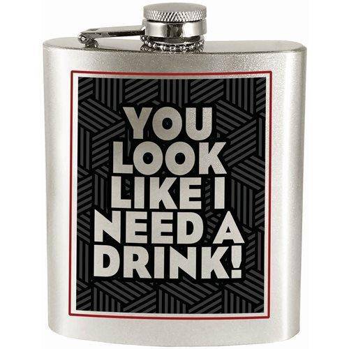 ToyShnip ToyShnip You Look Like I Need A Drink! 7oz. Hip Flask