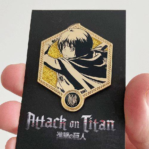 ToyShnip Zen Monkey Attack on Titan Golden Series - 1st Edition Enamel Pin -