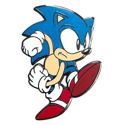 Zen Monkey: Classic Speedy Sonic - Sonic the Hedgehog Enamel Pin ToyShnip