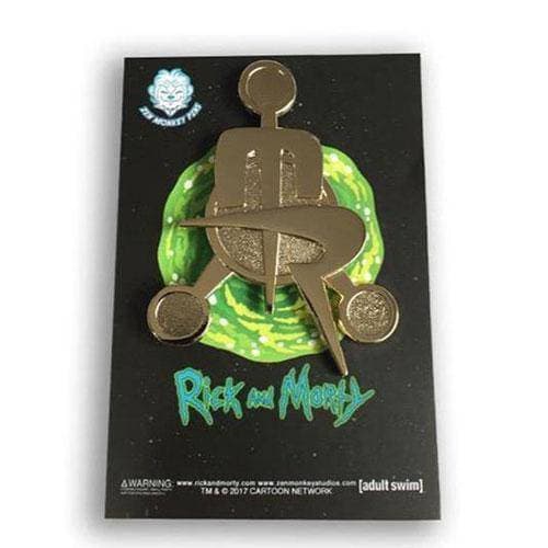 Zen Monkey: Council of Morty's Emblem - Rick and Morty Enamel Pin ToyShnip
