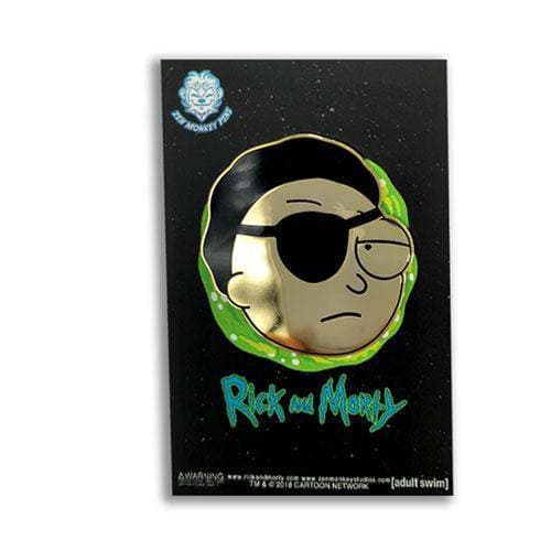 Zen Monkey: Golden Evil Morty - Rick and Morty Enamel Pin ToyShnip