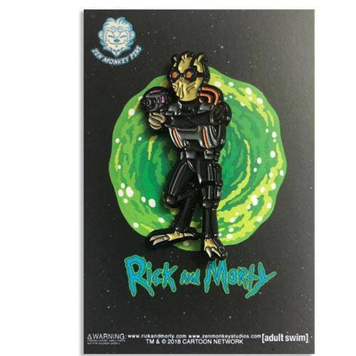 Zen Monkey: Krombopulos Michael - Rick and Morty Enamel Pin ToyShnip
