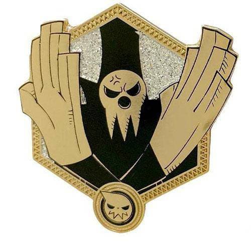 Zen Monkey: Lord Death (Gold Soul Eater Collection) - Soul Eater Enamel Pin ToyShnip