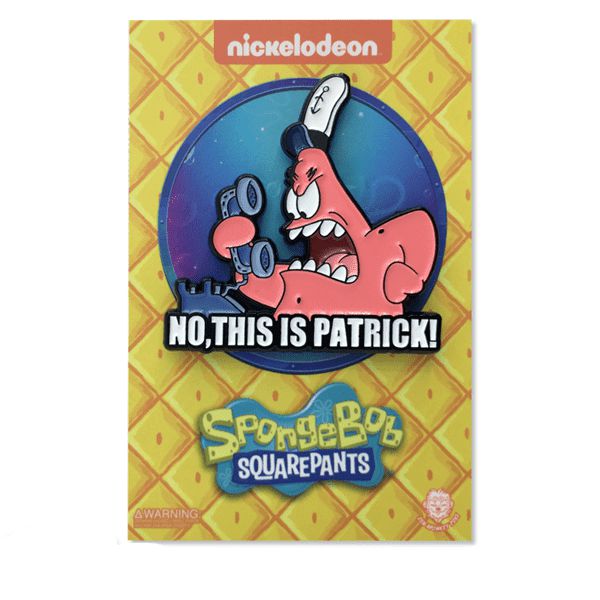 Zen Monkey: "No", " This Is Patrick!"(SpongeBob Meme Collection) - Spongebob Squarepants Pin ToyShnip