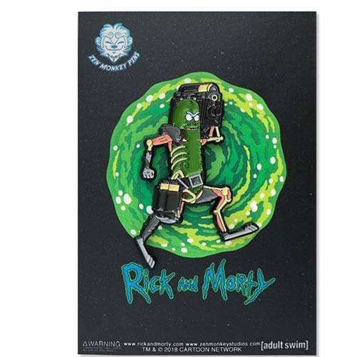 Zen Monkey: Pickle Rick's Laser Cannon - Rick and Morty Enamel Pin ToyShnip