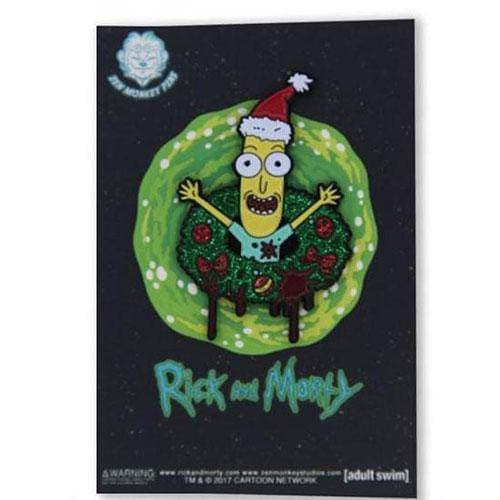 Zen Monkey: Poopy Butthole Wreath - Rick and Morty Enamel Pin ToyShnip