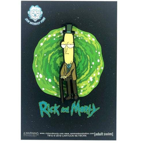 Zen Monkey: Professor Poopy Buttholel (SEASON 4 EPISODE 3) - Rick and Morty Enamel Pin ToyShnip