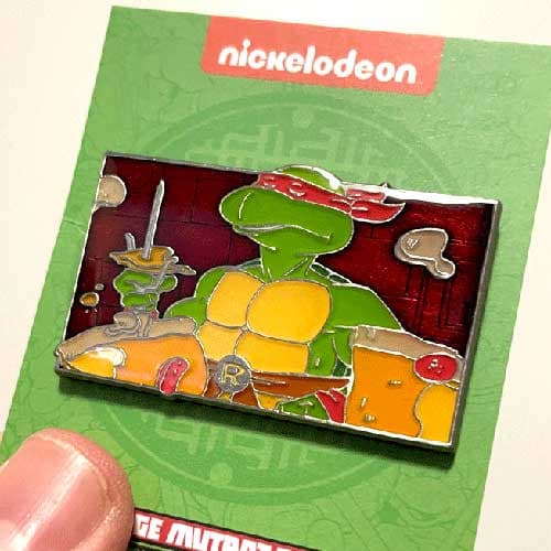 Zen Monkey: Raphael Is Cool But Crude - Teenage Mutant Ninja Turtles Enamel Pin ToyShnip