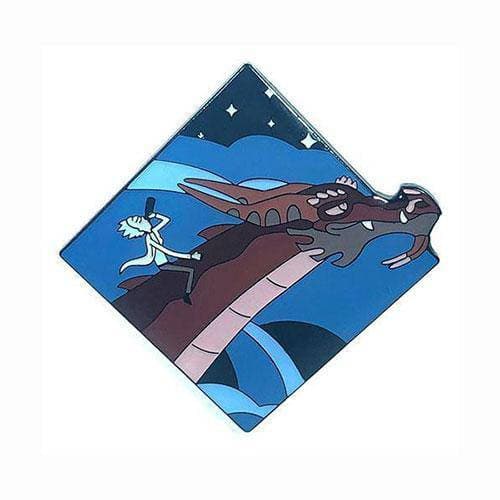 Zen Monkey: Rick Riding Balthromaw(SEASON 4 EPISODE 4) - Rick and Morty Enamel Pin ToyShnip
