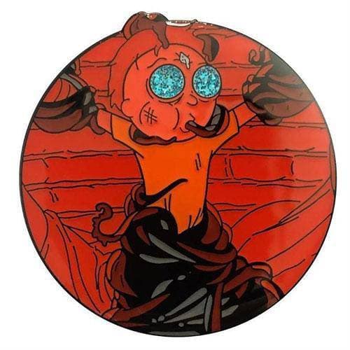 Zen Monkey: **SEASON 4 EPISODE 1** Death Crystal Bound Morty - Rick and Morty Enamel Pin ToyShnip