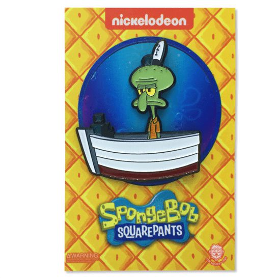 Zen Monkey: Squidward at Work - Spongebob Squarepants Pin ToyShnip