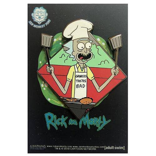Zen Monkey: The BBQ (Famous Moments) - Rick and Morty Enamel Pin ToyShnip
