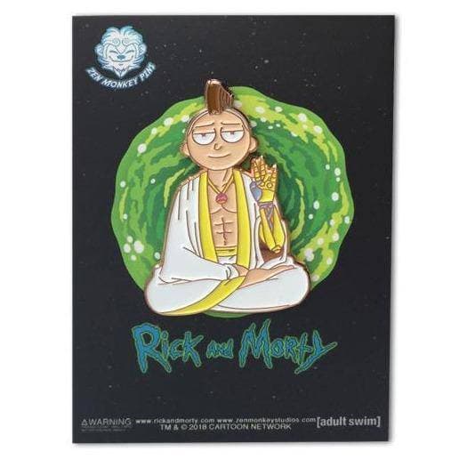 Zen Monkey: The One True Morty - Rick and Morty Enamel Pin ToyShnip