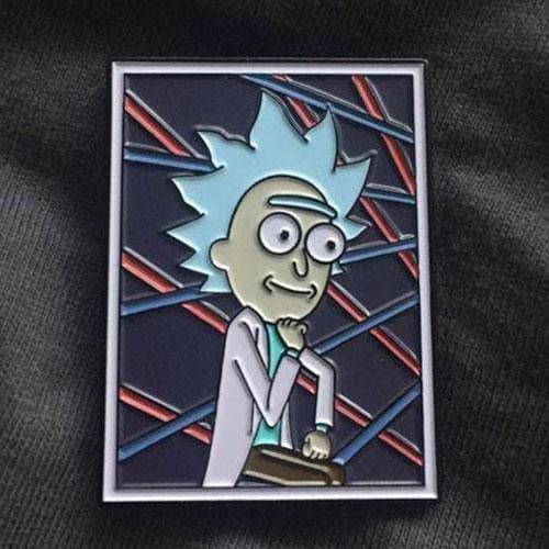 Zen Monkey: Tiny Rick's School Portrait - Rick and Morty Enamel Pin ToyShnip