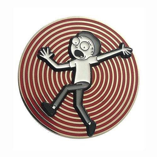 Zen Monkey: Vertigo Morty Spinner - Rick and Morty Enamel Pin ToyShnip